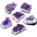 Jovivi Amethyst Clusters 0.18 lb-0.33 lb Natural Raw Geode Healing Crystals | Witchcraft Gemstone Specimen 80-150g - Buy Online on GoSupps.com