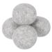 sourcing map 4 Pcs Wool Dryer Balls 2.4 Inches Wool Laundry Dryer Balls for Reducing Clothing Static and Wrinkles Light Grey 2.4" Light Grey