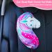 Basumee Unicorn Seat Belt Covers for Kids - Car Seat Head Support & Shoulder Pads for Toddlers and Babies in Red - Buy Online on GoSupps.com