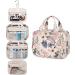 Hanging Toiletry Bag Travel Makeup Cosmetic Organizer for Women and Girls - Beige Bird (Medium) - Buy Online on GoSupps.com