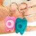 8 Pack Waxed Dental Floss Picks with Keychain - Perfect for Travel & Outdoor - Random Colors | International Shipping Available - Buy Online on GoSupps.com