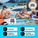 SUN NINJA Sand Free Beach Blanket - 10ft X 9ft Outdoor Mat with Accessories - Lightweight, Portable, and Durable - Buy Online on GoSupps.com