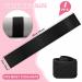 Honoson 4 Pcs Heavy Duty Nylon Yoga Mat Straps - Adjustable Bungee Bands for Exercise, Pilates, Gym - Black - Buy Online on GoSupps.com
