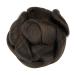 Imissu Braided Chaotic Curly Chignon Hair Tie - Donut Hair Tube Wig for Dancers & Parties (Chocolate Brown) - Buy Online on GoSupps.com