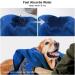 Etaccu Extra Absorbent Dog Towel - Fast Drying Microfiber Bath Accessory for Pets | 70x100 cm (Blue) - Buy Online on GoSupps.com