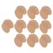 FOMIYES 30 Pairs Forefoot Half Size Pad Credit Card-Sized Magnifier Big Shoe Filler Half Shoe Pads Insoles of Forefoot Insoles Pad Toe Gel Pads Insole Pad Canvas