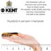 Kent A 81T Pocket Comb & Beard Comb for Mustache and Beard - Fine Tooth Comb for Grooming - Travel Kit for Beard Care - Buy Online on GoSupps.com