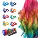 Hair Chalk Dye 8Pcs Temporary Hair Color Chalk Portable Temporary Bright Hair 8 Color Dye Popular Chalks Set for Birthday Cosplay Makeup Party Washable Hair Chalk Pens Safe for Teen