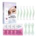 LaWink Eyebrow Wax Strips Kit Facial Wax Strips eyebrow hair removal 24 Strips 4 Calming Oil Wipes Mouth waxing wax Depilatory tape for eyebrows Facial
