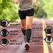 6 Pairs Leg Compression Sleeves Calf Support Socks for Men and Women - Footless, Pain Relief for Running, Cycling, Shin Splints - Black/Beige Large/XXL - Buy Online on GoSupps.com
