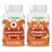 VitaWorks Kids Elderberry + Zinc + C Chewables + Vitamin D3 1000 IU Chewables Bundle