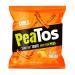 PeaTos Crunchy Curls Snack Packs (4g Protein 3g Fiber) [Classic Cheese] 1 Ounce Bags 15 Count  Bold Flavor Pea Protein NON GMO Gluten Free