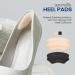 SereneLife Heel Pad Shoe Inserts | 12 Pairs for Men & Women | Soft Comfortable & Strong Adhesive | Black & Apricot | Perfect for High Heels Loafers & Sneakers - Buy Online on GoSupps.com