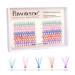 Colored Cluster Lashes Individual Lashes DIY Eyelash Extension 5 Colors Lash Clusters Eyelash 14mm Curl Lash Extension 100pcs Clusters False Lashes Set Pack by Pawotence (Color-Mix-14mm) COLORFUL