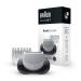 Braun EasyClick Body Groomer Attachment For New Generation Series 5 6 and 7 Electric Shaver With Three Different Trimming Lengths Grey Body Groomer Single