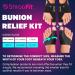 Effective Bunion Corrector Kit | Bunion Relief for Men & Women | Straighten Toes & Correct Bunions | Cushioned Sleeves - Large/X-Large - Buy Online on GoSupps.com