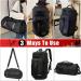 MIYCOO Black 42L Gym Bag - Sports Duffle with Shoe Compartment for Men & Women - Buy Online on GoSupps.com