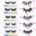 10 Pack Wholesale Faux Mink False Eyelashes - 10 Styles, 15-22mm, Fluffy Wispy Natural Volume, Handmade Reusable Soft Lashes - Individual Package, Bulk 10pair - Buy Online on GoSupps.com