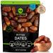 Sun Dried Deglet Noor Dates Pitted, No Sugar Added (16oz - 1 LB) Packed Fresh in Resealable Bag - Sweet Dehydrated Fruit, Snack Treat - Healthy Food, All Natural, Vegan, Kosher Certified 16 Ounce