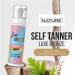 Self Tanner Dark Mousse - Fast-Acting Streak-Free Natural Glow | Anti-Cellulite Aloe Vera & Coconut Infused Vegan & Cruelty-Free - 6.7 Fl Oz - Buy Online on GoSupps.com