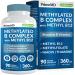 Methylated B Complex with Methylfolate and B12 Methylcobalamin 1000 mcg - Methylated Multivitamin for Energy Brain Function and Wellness - Vitamin B Complex for Men & Women (90 Servings) (Pack of 1) 90 Count (Pack of 1)