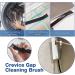 5PCS Jassyar Brush Jassyar Hard Bristle Crevice Cleaning Brush Crevice Gap Cleaning Brush Long Slit Hand Brush Bathroom Gap Cleaning Brush Grout Cleaner Brush for Shower Tile Groove Window Track - Buy Online on GoSupps.com