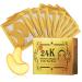 Voluxss 24K Gold Under Eye Treatment Mask Crystal Collagen Under Eye Patches for Puffy Eyes|Dark Circles|Under Eye Bags|Fine Lines & Wrinkles- Anti Aging Eye Gel Pads 20Pairs