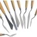 AebDerp 9 pcs Palette Knives Set with Wooden Handle for Oil, Canvas, Acrylic Painting - Buy Online on GoSupps.com