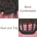 FAELBATY Ombre Black Rose Red Short Wave Bob Synthetic Wig with Bangs - Cosplay & Halloween Costume Wig for Women - Buy Online on GoSupps.com
