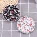 Lurrose Vintage Double Sided Compact Mirror - Portable Antique Round Cosmetic Mirror | 2 Pieces - Buy Online on GoSupps.com