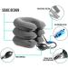 BRANFIT Cervical Neck Traction Device Adjustable & Inflatable Neck Support Pillow for Chronic Pain Relief & Spine Alignment - Buy Online on GoSupps.com