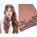 Remy clip in Extensions Set 100% Indian real hair 7 parts 100 grams of real hair for complete hair extension 60 cm clip-in hair extension No. 27 honeyblond No.27 honeyblond