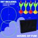 Island Genius Glow in The Dark Lawn Darts Game - Fun Outdoor Yard Game for Kids, Teens, and Adults | Perfect for Backyard, Beach, and Tailgate Parties - Buy Online on GoSupps.com