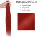 SEGO 20 Wefts Tape in Extensions - 50g Remy Real Hair - 18 Red Hairpieces + 10 Free Tapes - International Shipping Available - Buy Online on GoSupps.com