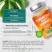 Turmeric Gummies with Ginger | High Strength Turmeric Curcumin Supplement | 60 Vegan Gummies in Natural Orange Flavour | Tablet Alternative | by Horbaach - Buy Online on GoSupps.com