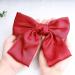 Andelaisi Vintage Red Satin Bow Hair Clip Barrette - Retro Bowknot Accessory for Women and Girls - Buy Online on GoSupps.com