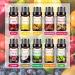 Premium Fruity Essential Oil Set - 10 x 10ml Aromatherapy Kit with Cherry, Mango, Coconut, Lemon, Apple, and More! - Buy Online on GoSupps.com