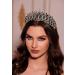 SweetV Gold Crystal Crown Tiara for Women - Ideal for Wedding, Pageant, Prom & Halloween - Buy Online on GoSupps.com