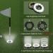 Glow-in-the-Dark Golf Hole Lights - 12 Pcs LED Glow Ball Putting Green Accessories - Buy Online on GoSupps.com