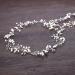 Elegant Rhinestone Hair Wire Wedding Accessories | Silver Crystal Headband for Brides & Bridesmaids - Buy Online on GoSupps.com
