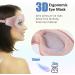 Shop 3D Sleep Mask for Women - Comfortable & Breathable Eye Mask in Pink | Lightweight No Pressure Ideal for Adults & Kids - Buy Online on GoSupps.com