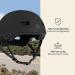 Retrospec Dakota Adult Bicycle/Skateboard Helmet - Matte Black, Shock-Absorbing & Highly-Protective - Buy Online on GoSupps.com
