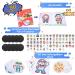 Longruner 10000 36 Colors Fuse Beads Kit 5mm DIY Art Craft Toys for Kids with Pegboards and Pattern Paper - 10000pcs - Buy Online on GoSupps.com