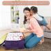 Newofview Waterproof Fabric Diapers & Large Wetbag - Cartoon-Print Reusable Cloth Diaper Bag for Baby Trips - Buy Online on GoSupps.com