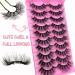10 Pairs Fluffy Faux Mink Wispy False Eyelashes - 20MM Long Thick Volume Dramatic Curly Fake Lashes - Lightweight Big Eye Pack (06) - Buy Online on GoSupps.com