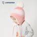 LANGZHEN Toddler Winter Hat Earflap Knit Cap, Fleece Lined Beanie for Baby Boys Girls 1-2 Years - Deer-Pink - Buy Online on GoSupps.com