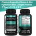 Multi Collagen Peptides for Women & Men - Type I II III V & X Multi Collagen for Women & Men Complex Capsules Hydrolyzed Peptides Pills Supplements for Skin Hair & Nails - 120 Protein Capsules - Buy Online on GoSupps.com