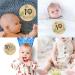 Paifeancodill Baby Monthly Milestone Cards Sign 7 Pcs Double Sided Wooden Baby Monthly Milestone Marker Discs Newborn Sign Baby Birth Announcement Milestone Discs Newborn First Year Photo Props - Buy Online on GoSupps.com
