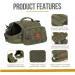 OneTigris Mammoth Dog Backpack 2.0 | Tear-Resistant Camping & Hiking Backpack for M/L Size Dogs (Ranger Green) - Buy Online on GoSupps.com