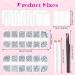 MELLIEX 4100pcs Nail Rhinestones Clear AB Gems Multi Sizes Crystals Diamonds for Nails Art Crafts | Includes French Nail Stickers, Tweezers & Picker Pencil - Buy Online on GoSupps.com